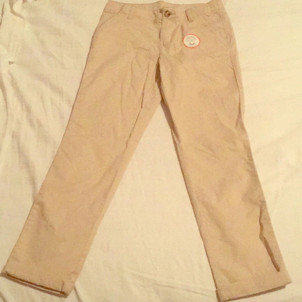 Girls khaki pants